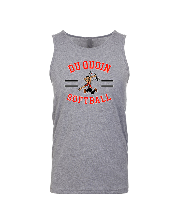 Du Quoin HS Softball Curve - Tank Top