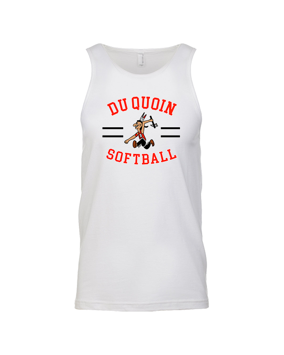 Du Quoin HS Softball Curve - Tank Top