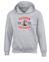 Du Quoin HS Softball Curve - Unisex Hoodie