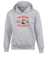 Du Quoin HS Softball Curve - Youth Hoodie