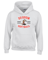 Du Quoin HS Softball Curve - Youth Hoodie