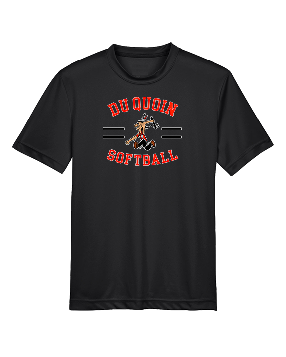 Du Quoin HS Softball Curve - Youth Performance Shirt