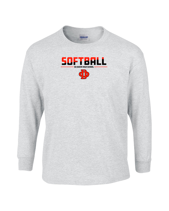 Du Quoin HS Softball Cut - Cotton Longsleeve