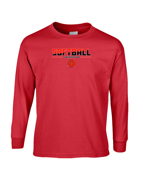 Du Quoin HS Softball Cut - Cotton Longsleeve