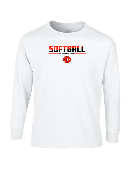 Du Quoin HS Softball Cut - Cotton Longsleeve