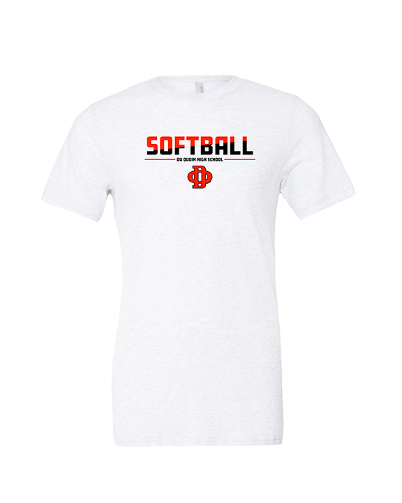 Du Quoin HS Softball Cut - Tri-Blend Shirt