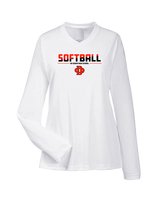 Du Quoin HS Softball Cut - Womens Performance Longsleeve