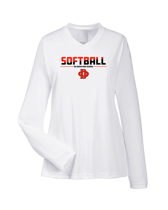 Du Quoin HS Softball Cut - Womens Performance Longsleeve