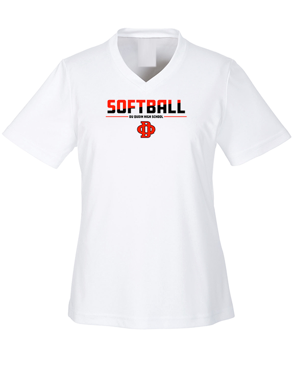 Du Quoin HS Softball Cut - Womens Performance Shirt