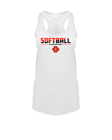 Du Quoin HS Softball Cut - Womens Tank Top
