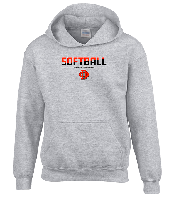 Du Quoin HS Softball Cut - Youth Hoodie