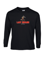 Du Quoin HS Softball Shadow - Cotton Longsleeve
