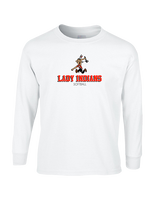 Du Quoin HS Softball Shadow - Cotton Longsleeve