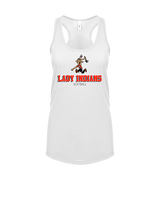 Du Quoin HS Softball Shadow - Womens Tank Top