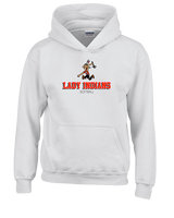 Du Quoin HS Softball Shadow - Youth Hoodie