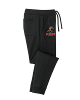Du Quoin HS Softball Stacked - Cotton Joggers