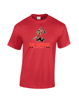 Du Quoin HS Softball Stacked - Cotton T-Shirt