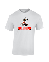 Du Quoin HS Softball Stacked - Cotton T-Shirt