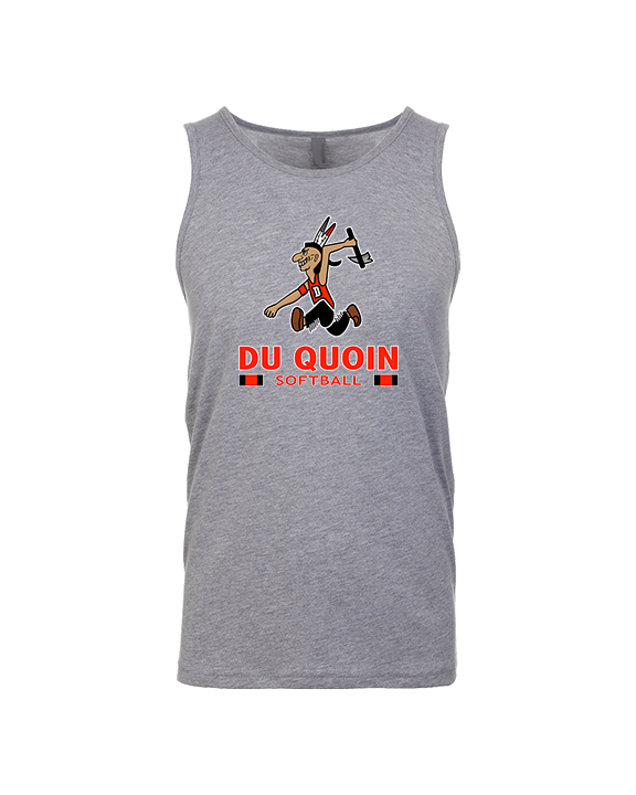 Du Quoin HS Softball Stacked - Tank Top