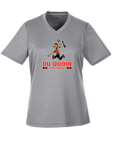 Du Quoin HS Softball Stacked - Womens Performance Shirt