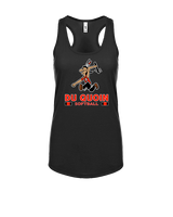 Du Quoin HS Softball Stacked - Womens Tank Top