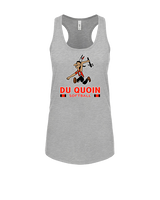 Du Quoin HS Softball Stacked - Womens Tank Top