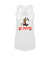 Du Quoin HS Softball Stacked - Womens Tank Top
