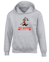 Du Quoin HS Softball Stacked - Youth Hoodie