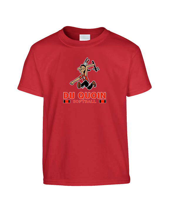 Du Quoin HS Softball Stacked - Youth Shirt