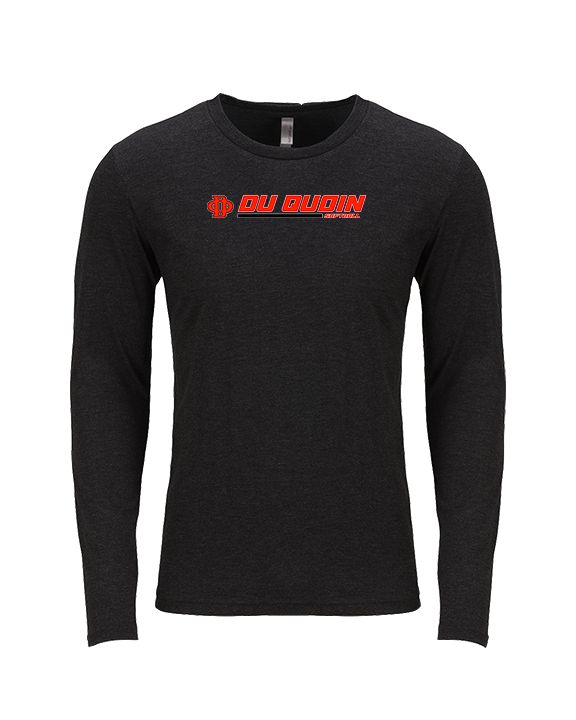 Du Quoin HS Softball Switch - Tri-Blend Long Sleeve