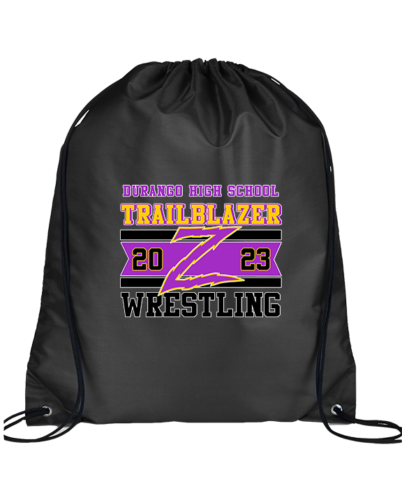 Durango HS Wrestling Stamp - Drawstring Bag