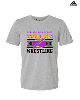 Durango HS Wrestling Stamp - Mens Adidas Performance Shirt