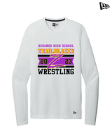 Durango HS Wrestling Stamp - New Era Performance Long Sleeve