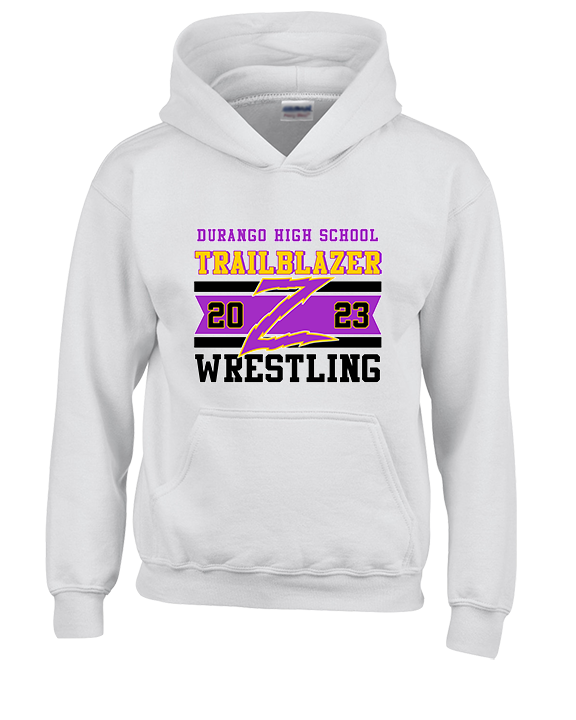 Durango HS Wrestling Stamp - Youth Hoodie