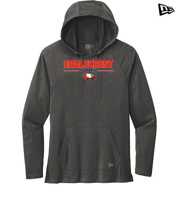 Eaglecrest HS Football Keen - New Era Tri-Blend Hoodie