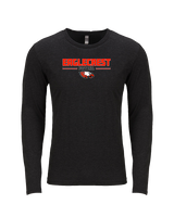 Eaglecrest HS Football Keen - Tri-Blend Long Sleeve