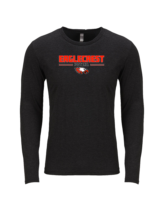 Eaglecrest HS Football Keen - Tri-Blend Long Sleeve