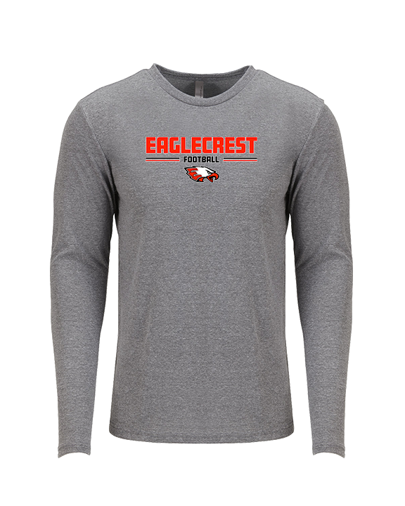 Eaglecrest HS Football Keen - Tri-Blend Long Sleeve
