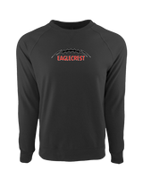 Eaglecrest HS Football Laces - Crewneck Sweatshirt