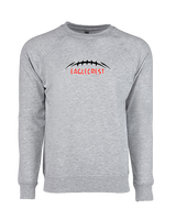 Eaglecrest HS Football Laces - Crewneck Sweatshirt