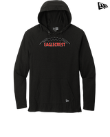 Eaglecrest HS Football Laces - New Era Tri-Blend Hoodie