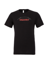 Eaglecrest HS Football Laces - Tri-Blend Shirt