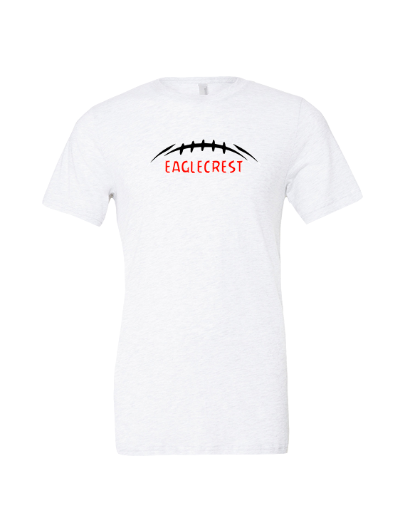 Eaglecrest HS Football Laces - Tri-Blend Shirt