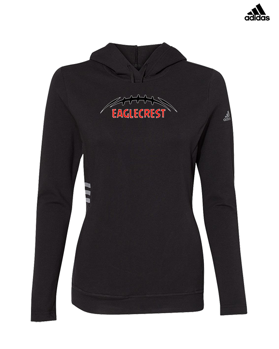 Eaglecrest HS Football Laces - Womens Adidas Hoodie