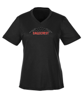 Eaglecrest HS Football Laces - Womens Performance Shirt