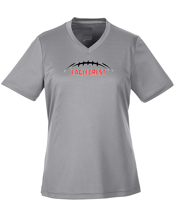 Eaglecrest HS Football Laces - Womens Performance Shirt
