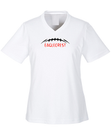 Eaglecrest HS Football Laces - Womens Performance Shirt