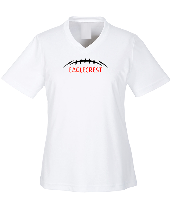 Eaglecrest HS Football Laces - Womens Performance Shirt