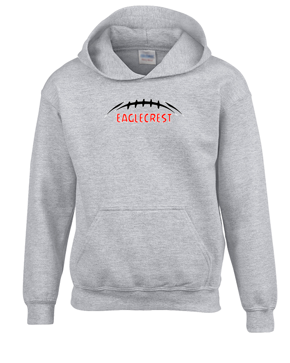 Eaglecrest HS Football Laces - Youth Hoodie