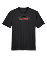 Eaglecrest HS Football Laces - Youth Performance Shirt